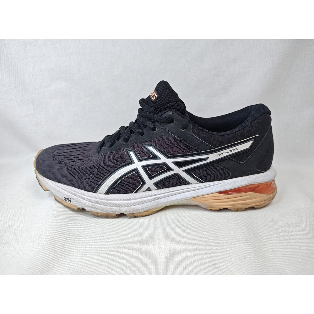 ASICS GT-1000 6 Black‎ White Women's Running Shoes T7A9N Size US 7 EURO 38 UK 5